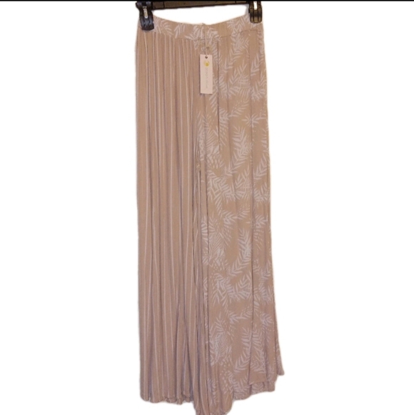 Ocean Drive Pants - Nwt Ocean Drive Crinkled High Waisted Wide Leg Pants M/L